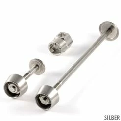 Pitlock Set 01 Sicherungskit -REIFEN E-Bike Reifen Importe Magasin 20101584 Set 01 Silver