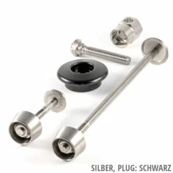 Pitlock Set 01 / GA Sicherungskit -REIFEN E-Bike Reifen Importe Magasin 20101585 Set 01 GA Siver Black