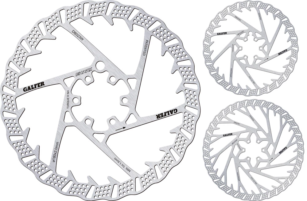 Galfer-bike SHARK® MTB 6-Loch Bremsscheibe 3 Galfer-bike SHARK® MTB 6-Loch Bremsscheibe