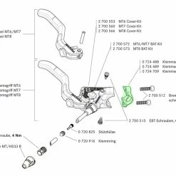 MAGURA MT/HS Aluminium Klemmschelle -REIFEN E-Bike Reifen Importe Magasin 2700751 1