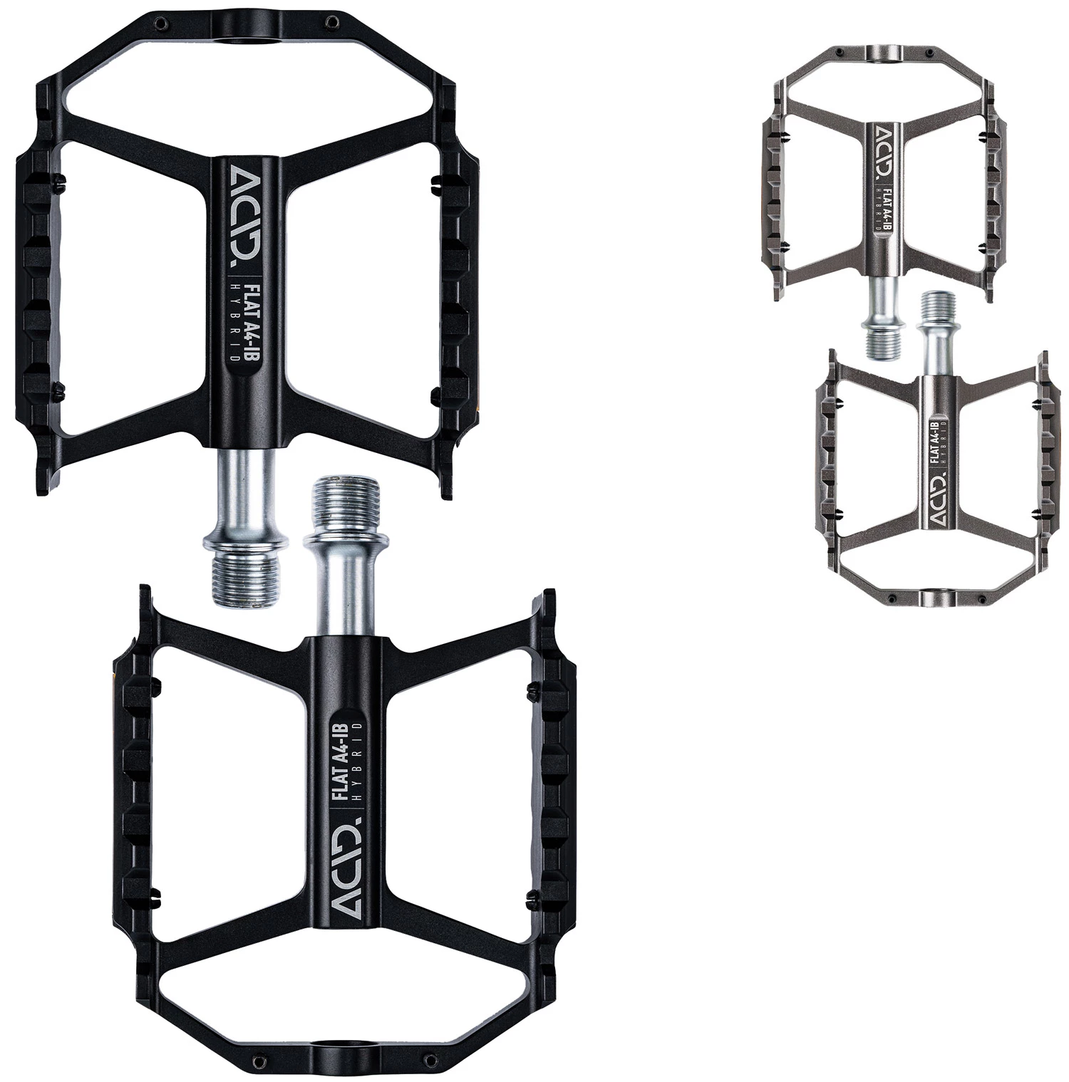 ACID FLAT A4-IB Hybrid Plattformpedale 3 ACID FLAT A4-IB Hybrid Plattformpedale