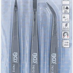 BGS Technic Kunststoff-Pinzetten-Satz 3-teilig -REIFEN E-Bike Reifen Importe Magasin BGS technic 74312 20126201 Kunststoff Pinzetten Satz 3 teilig 4