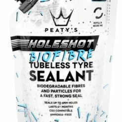 Peaty's Holeshot BioFibre Tubeless Tyre Sealant -REIFEN E-Bike Reifen Importe Magasin Peaty s Holeshot BioFibre Tubeless Tyre Sealant PE PTS HBF 120 2
