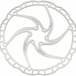 Quaxar LYNX High Performance 6-Loch Bremsscheibe -REIFEN E-Bike Reifen Importe Magasin Quaxar LYNX High Performance 6 Loch Bremsscheibe silber 203mm 20060073