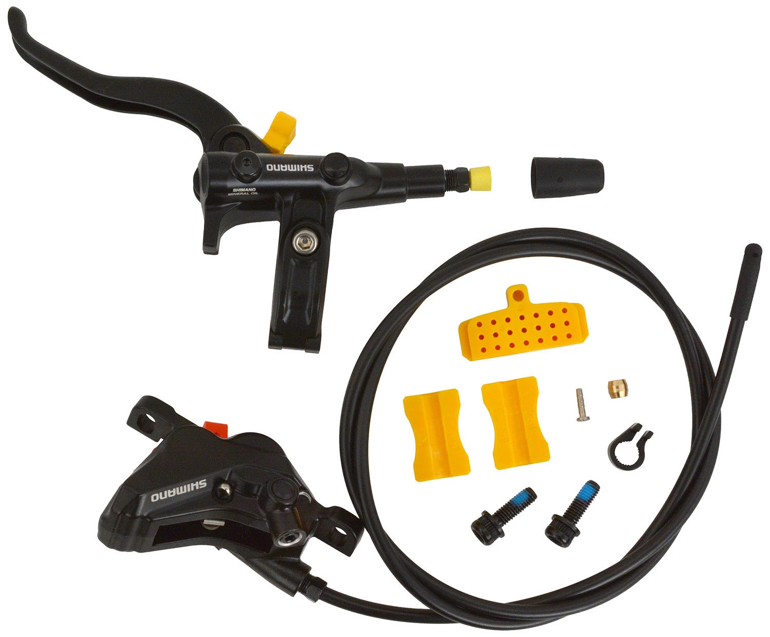 Shimano DEORE BL-M4100+BR-MT420/410 Scheibenbremsen-Set 4 Shimano DEORE BL-M4100+BR-MT420/410 Scheibenbremsen-Set – Bild 2