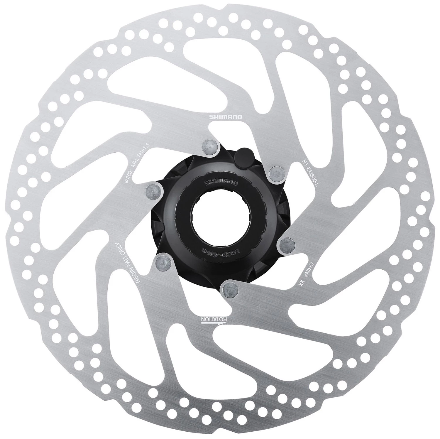 Shimano STEPS RT-EM300 Center-Lock Bremsscheibe Für E-Bike 6 Shimano STEPS RT-EM300 Center-Lock Bremsscheibe Für E-Bike – Bild 4