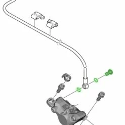 Shimano Bremsleitungsschraube + Dichtring Für BR-M8100/7100 5 Shimano Bremsleitungsschraube + Dichtring Für BR-M8100/7100 -REIFEN E-Bike Reifen Importe Magasin Shimano Y2RT98010 a