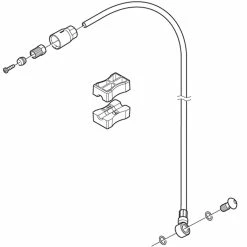 Shimano ZEE SM-BH90-SBS Bremsleitung 1700mm -REIFEN E-Bike Reifen Importe Magasin Shimano ZEE Bremsleitung SM BH90 SBS 1700mm schwarz ISMBH90SBSL170 c
