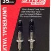 Stan's NoTubes Universal Tubelessventil 35mm (Paar) -REIFEN E-Bike Reifen Importe Magasin Stans NoTubes Universal Tubelessventil 35mm Paar AS0018 a