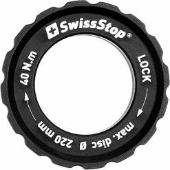 SWISSSTOP Max Lockring Für Bremsscheibe -REIFEN E-Bike Reifen Importe Magasin SwissStop Lockring max 220mm