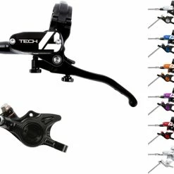 HOPE Tech 4 X2 Stahlflex Scheibenbremse - Hebel Links