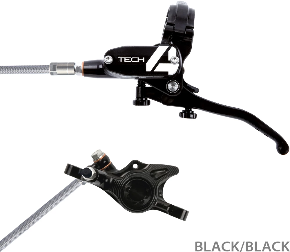 HOPE Tech 4 X2 Stahlflex Scheibenbremse - Hebel Links 4 HOPE Tech 4 X2 Stahlflex Scheibenbremse - Hebel Links – Bild 2
